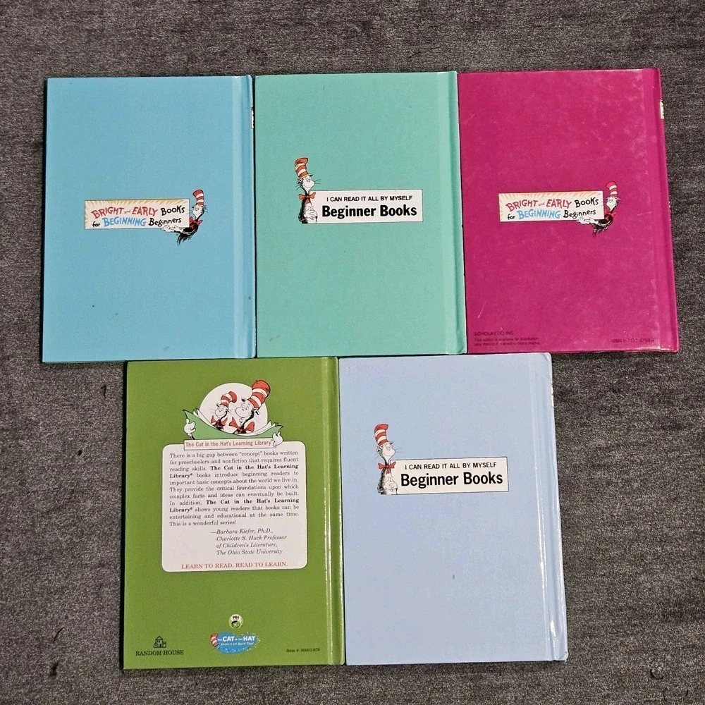 Lot Of‎ 5 Dr Seuss Book Hardcover Beginner Books